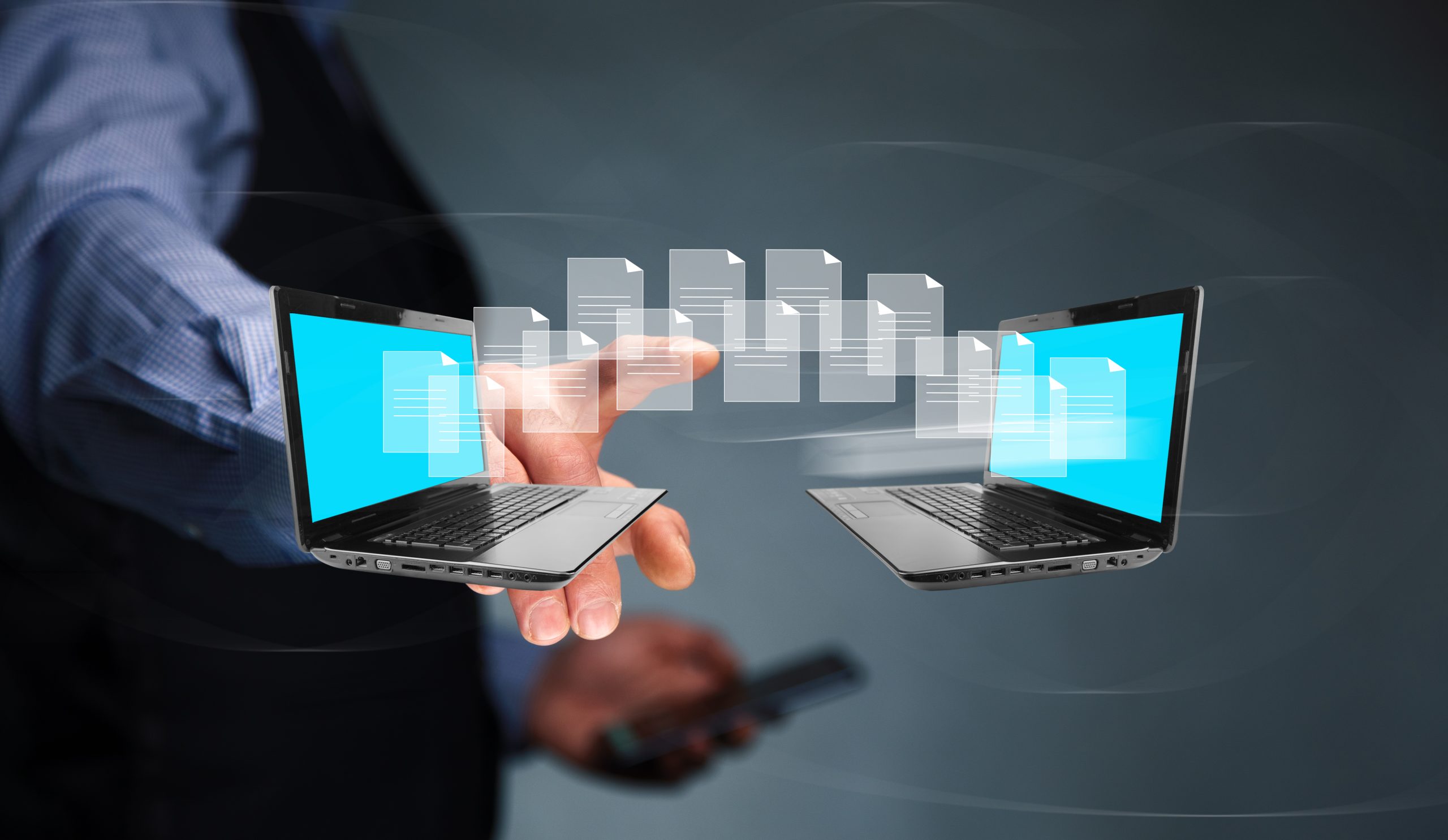 Illustration of a seamless data migration process for CA, CS, and tax professionals, ensuring data accuracy, security, and compliance