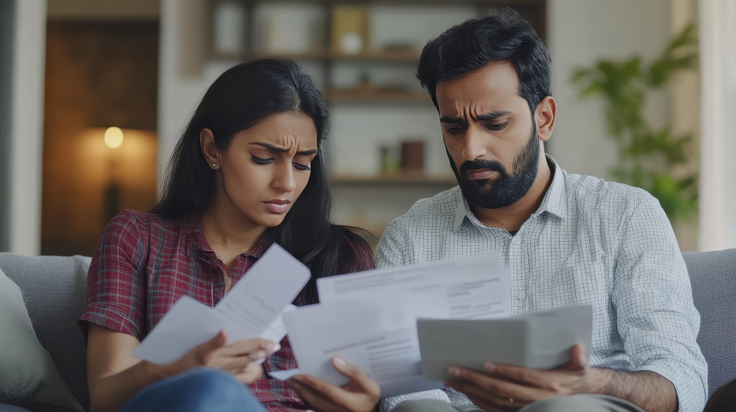 Tax forms, calculator, and receipts representing missed tax deductions in India.